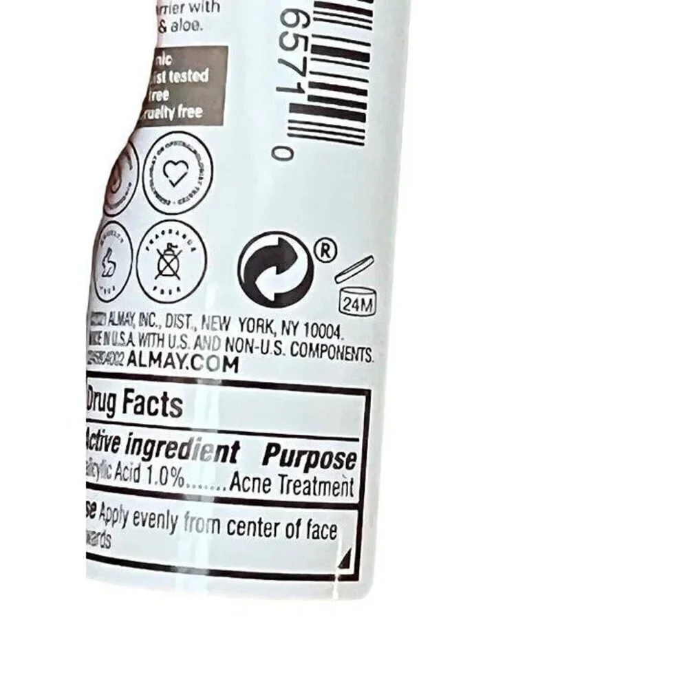 ALMAY Clear Complexion Makeup Salicylic Acid Foundation (1oz / 30mL) 910 Mocha